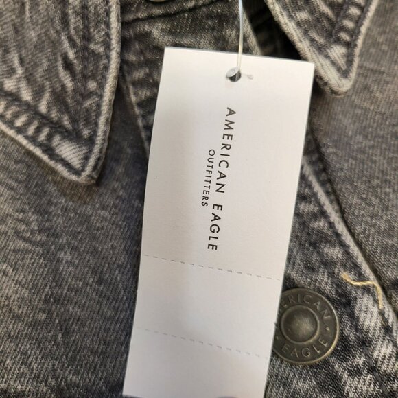 American Eagle Outfitters Womens Button-Down Denim Shirt Dress S/P NWT MSRP 79 - Picture 4 of 16